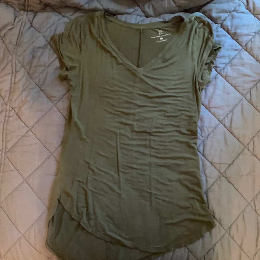Olive green shirt